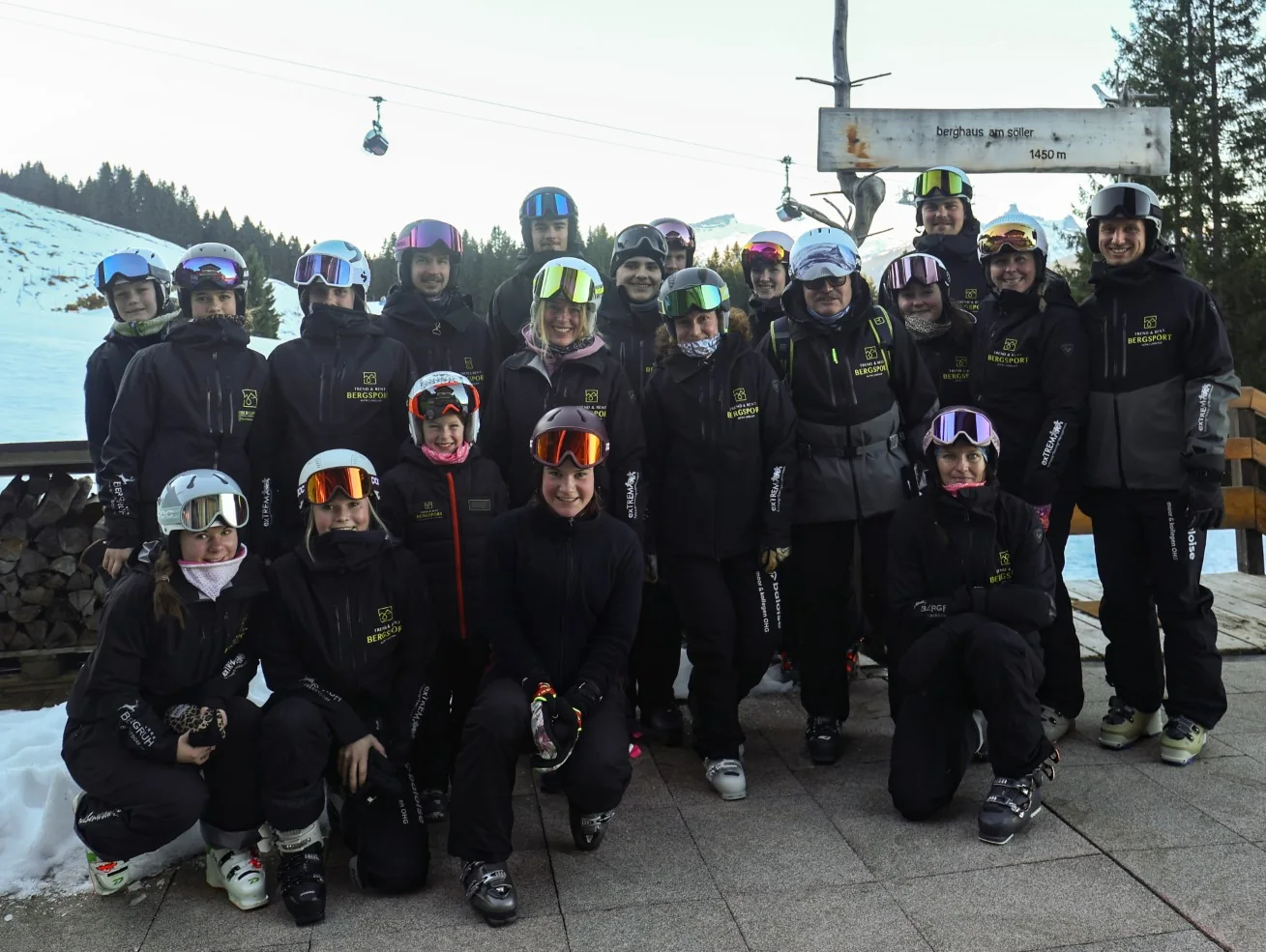 Das BERGSPORT JA Team